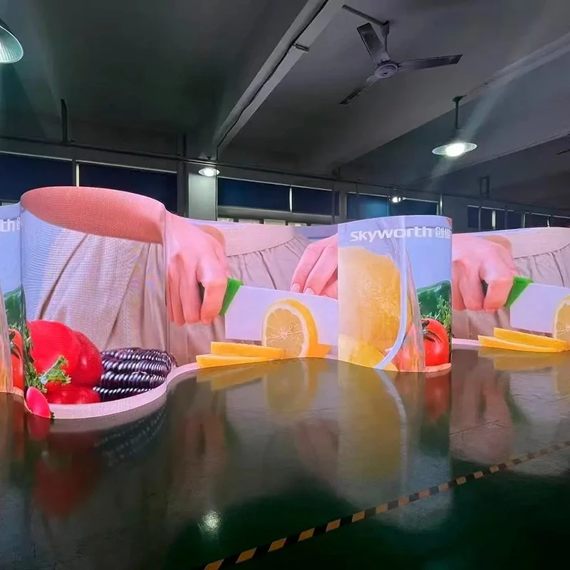 Flexible rental LED screen 4 Flexible rental LED screen 4